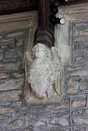 Leigh on Mendip - Stone Carved Corbel